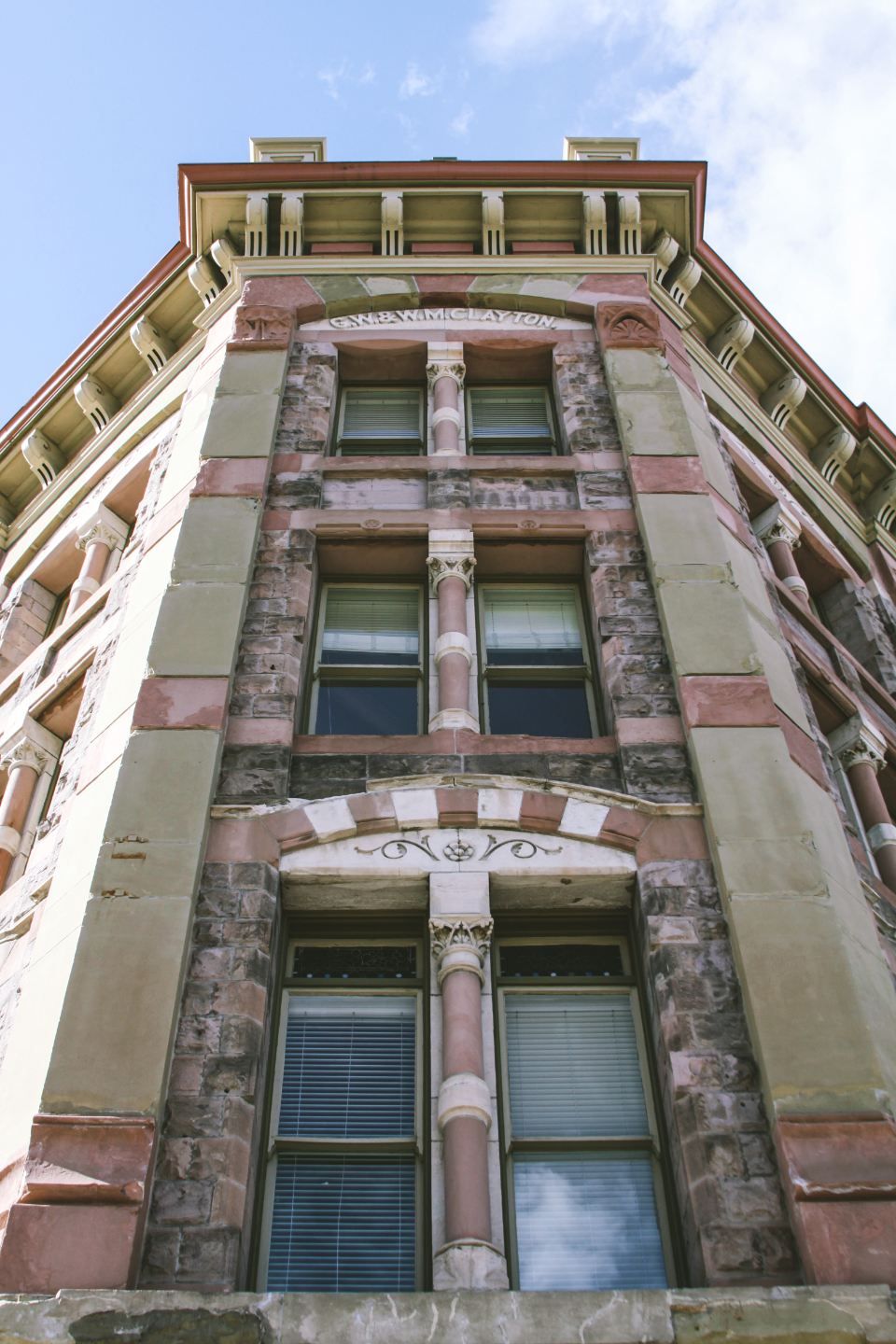 An older apartment building in need of repair